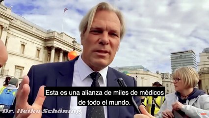 Dr Heiko Schöning arrestado en Londres en una manifestación por hablar con la verdad