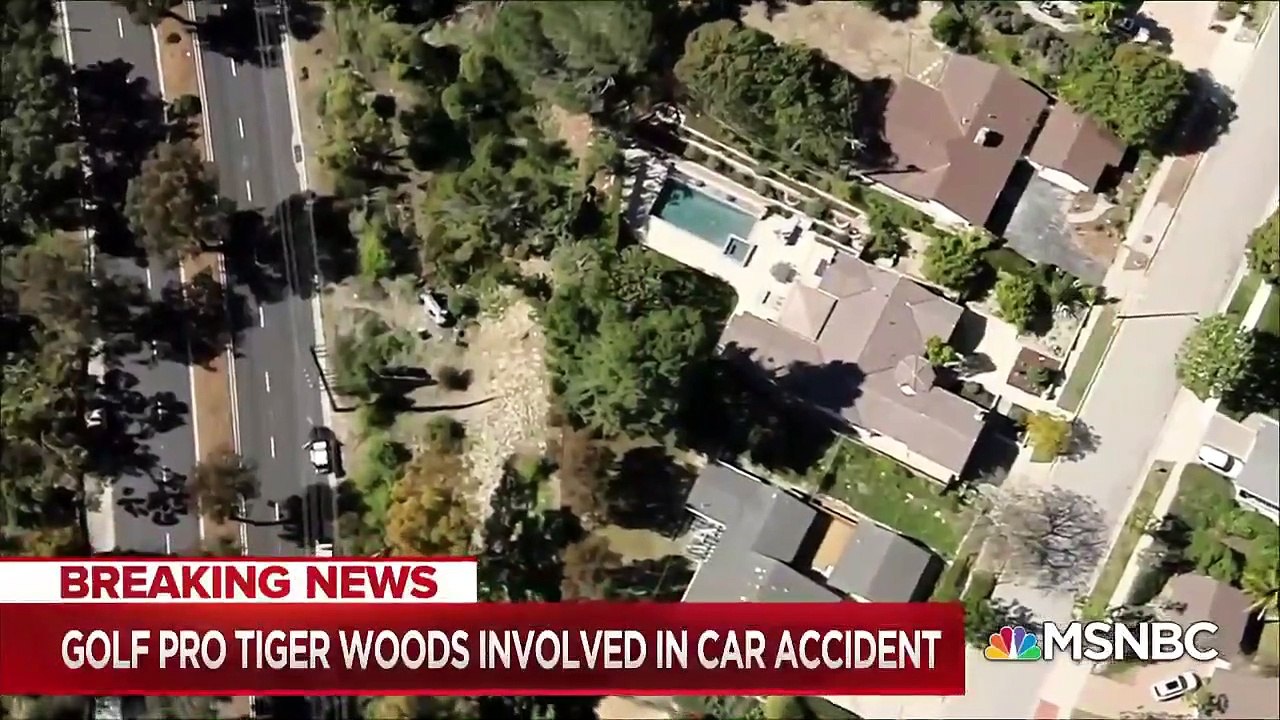 Le golfeur américain Tiger Woods a été victime d'un grave accident de la route à Los Angeles - Il a été hospitalisé, après avoir dû être désincarcéré par les services de secours