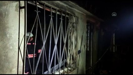 TRABZON - Evde çıkan yangında yaşlı çift hayatını kaybetti