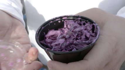 Openning Your Burger Only To See Some Sort Of Purple Sauce Is Fucking Terrifying