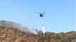 Firefighters take on forest fire in Japan from the air