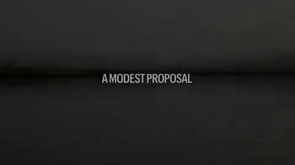 A Modest Proposal
