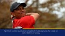 Tiger Woods injured in crash