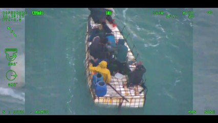 Migrantes cubanos resgatados