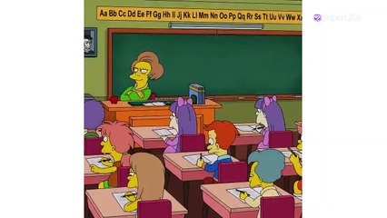 Con emotivo video, Los Simpson se despiden de la maestra Krabappel