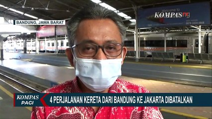 Gara-gara Banjir, Sejumlah Perjalanan Kereta dari Jakarta dan Sebaliknya Dibatalkan