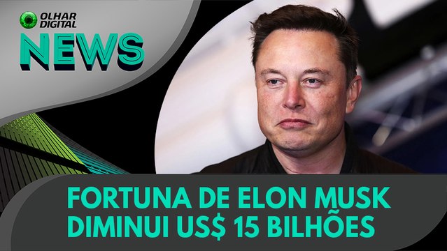 Ao Vivo | Fortuna de Elon Musk diminui US$ 15 bilhões | 23/02/2021 | #OlharDigital