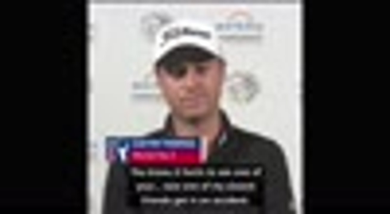 Justin Thomas 'sick to his stomach' over Tiger Woods crash