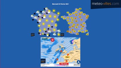 bulletin meteo du mardi 23 fevrier 2021