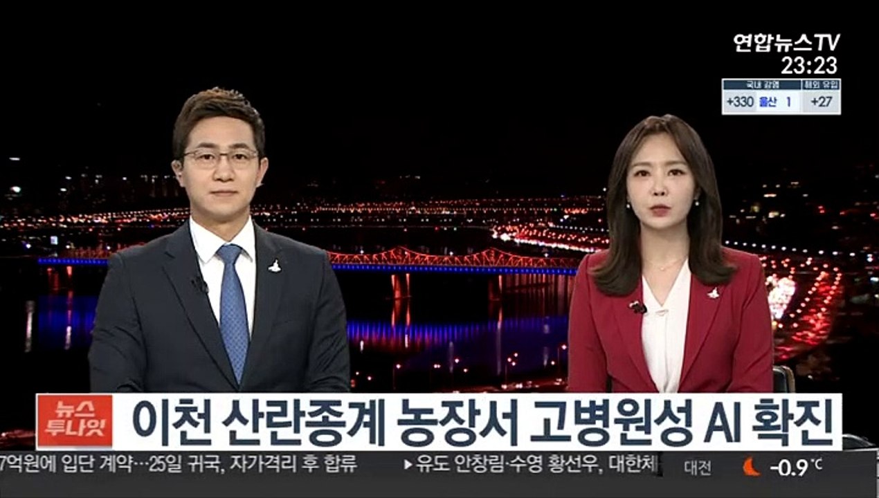 이천 산란종계 농장서 고병원성 AI 확진