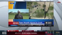 BREAKING- Live Coverage from Tiger Woods Crash Site - CBS Sports HQ
