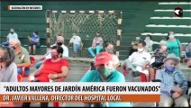Adultos mayores de Jardín América fueron vacunados