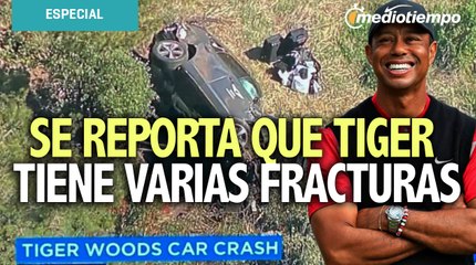 Tiger Woods sufrió accidente automovilístico