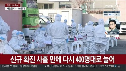 신규 확진 440명…사흘 만에 다시 400명대