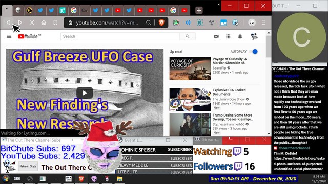 Saturday UFO vids - Debrief UAP+TPOM hoaxing Live event 2018 Re-visit etc ] - OT Chan Live#348-Pt1