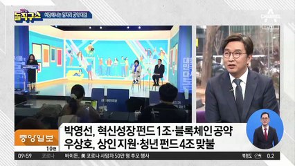 박영선 ‘1조 펀드’ 내걸자 우상호 ‘4조 펀드’ 맞불