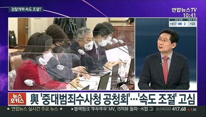 [뉴스포커스] 與 '중대범죄수사청 공청회'…'속도 조절' 고심