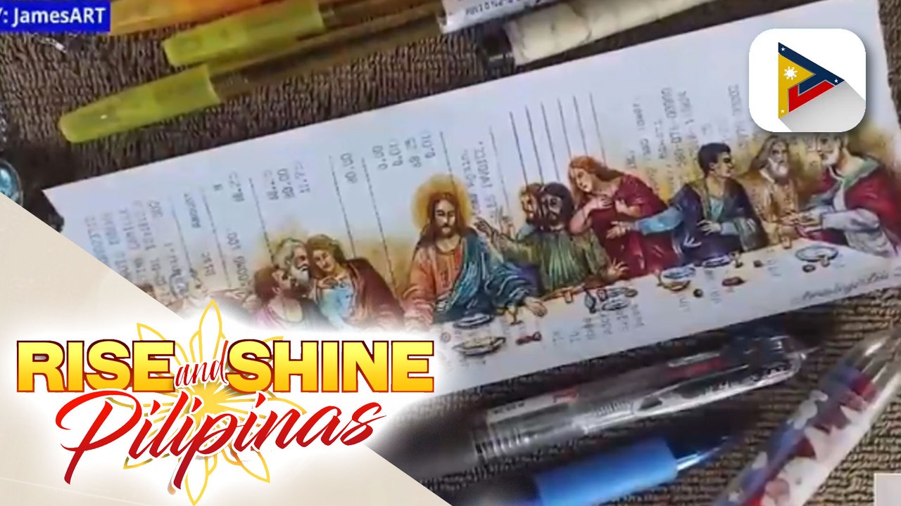 Local artist mula Davao, trending dahil sa ballpen at resibo