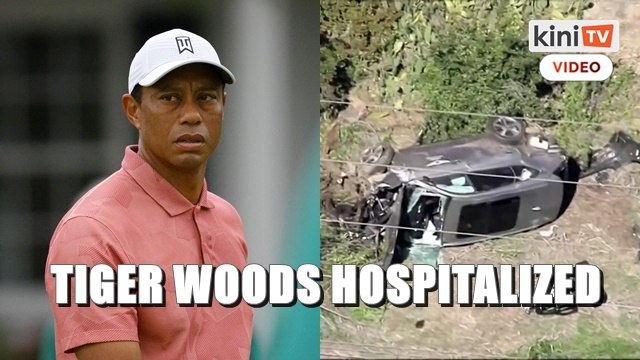Tiger Woods suffers serious leg injuries in car crash