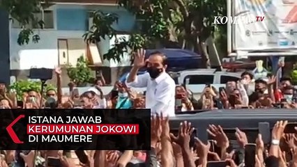Istana Jawab Kerumunan Jokowi di Maumere, Sikka, Saat Sapa Warga