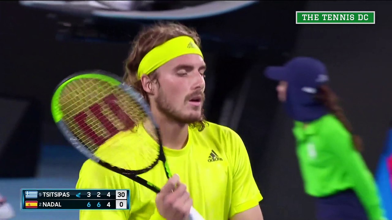 Rafael Nadal v. Stefanos Tsitsipas | 2021 AO QF Highlights