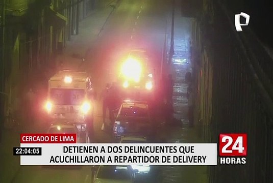 Cercado de Lima: capturan a delincuentes que asaltaron y acuchillaron a repartidor