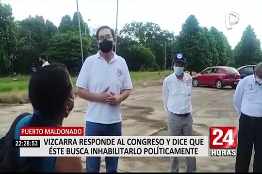 Vizcarra sobre posible inhabilitación: Voy a recurrir a todos los mecanismos legales para evitarlo