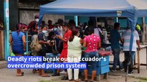 Families wait for news after scores die in Ecuador prison riots