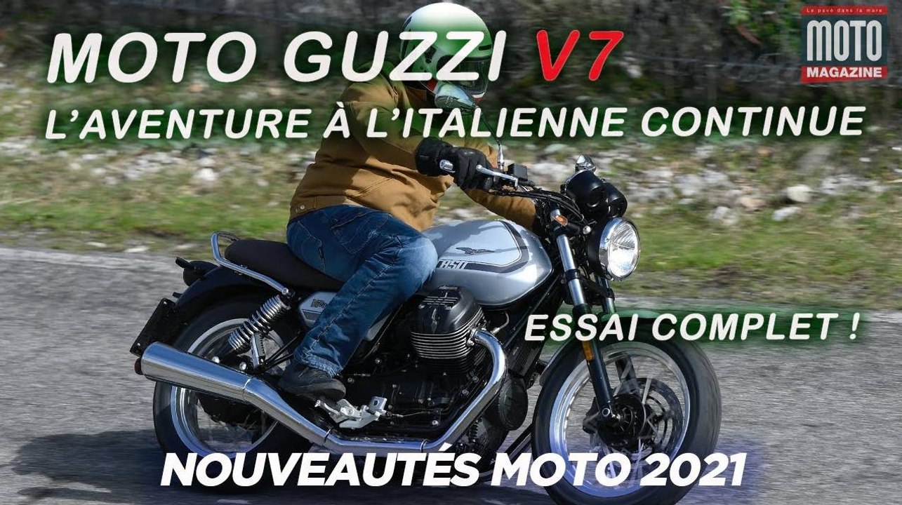Moto Guzzi V7 2021 - ESSAI MOTO MAGAZINE