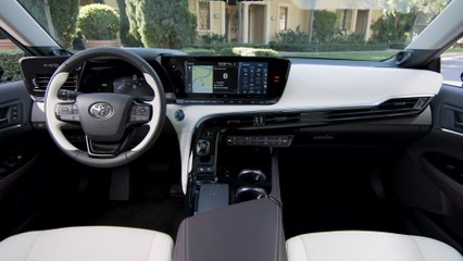 2021 Toyota Mirai Interior Design in White Brown Silver