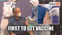 Muhyiddin receives first Pfizer vaccine
