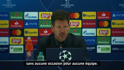 Simeone : "nous sommes dans un moment difficile"
