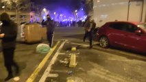 Un periodista resulta herido durante los disturbios de esta noche en Barcelona