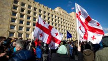 Thousands rally after Georgia arrests main opposition leader