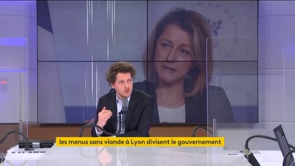 Menus sans viande à Lyon : Julien Bayou accuse le gouvernement d'avoir lancé une polémique "pathétique" et "minable"