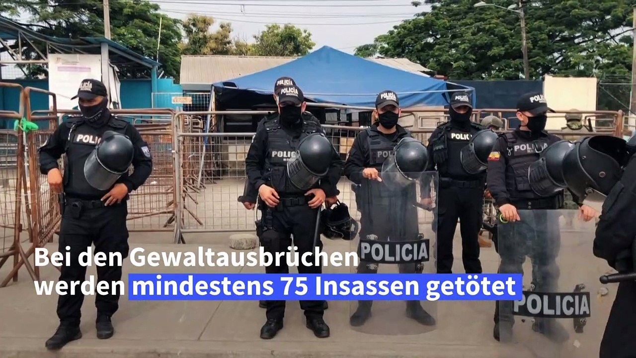 Blutige Gefängnisrevolten in Ecuador - mindestens 75 Tote