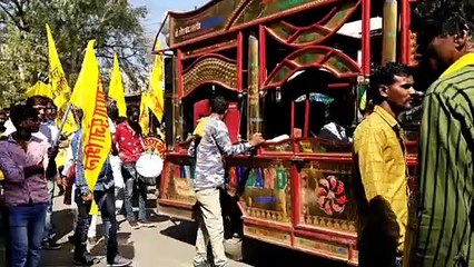 मां शबरी जयंती पर जयस संगठन ने निकाला जुलूस