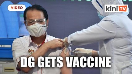 Dr Noor Hisham gets vaccine before Adham Baba