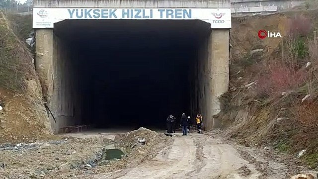Bursa’da Yüksek Hızlı Tren inşaatı tünelinde yanmış erkek cesedi bulundu