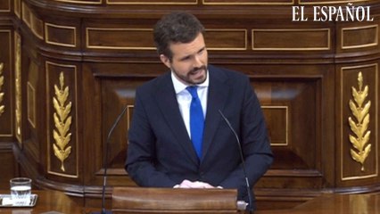 Casado reta a Sánchez a "ensanchar el espacio de la moderación"