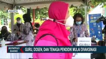 Guru, Dosen dan Tenaga Pendidik di Jakarta Jalani Vaksinasi Covid-19
