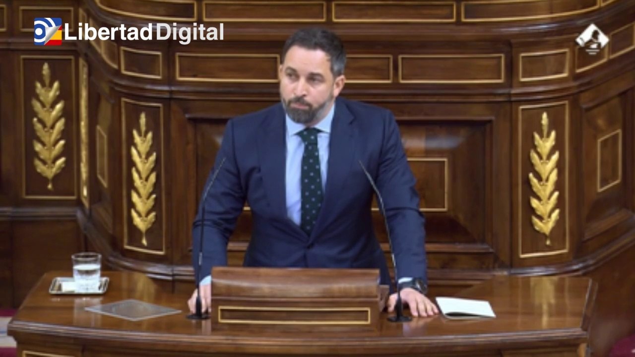 Abascal amenaza con una segunda moción de censura contra Pedro Sánchez