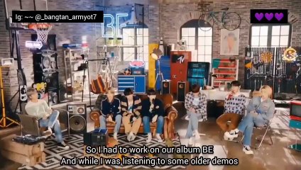 (ENG SUB) BTS MTV Unplugged Full INTERVIEW