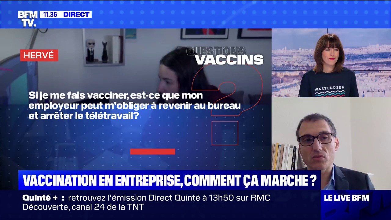 Comment va se dérouler la vaccination en entreprise? - BFMTV répond à vos questions