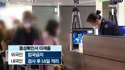 광주 콜센터 32명 등 '440명'…입국자 음성 확인서 의무화
