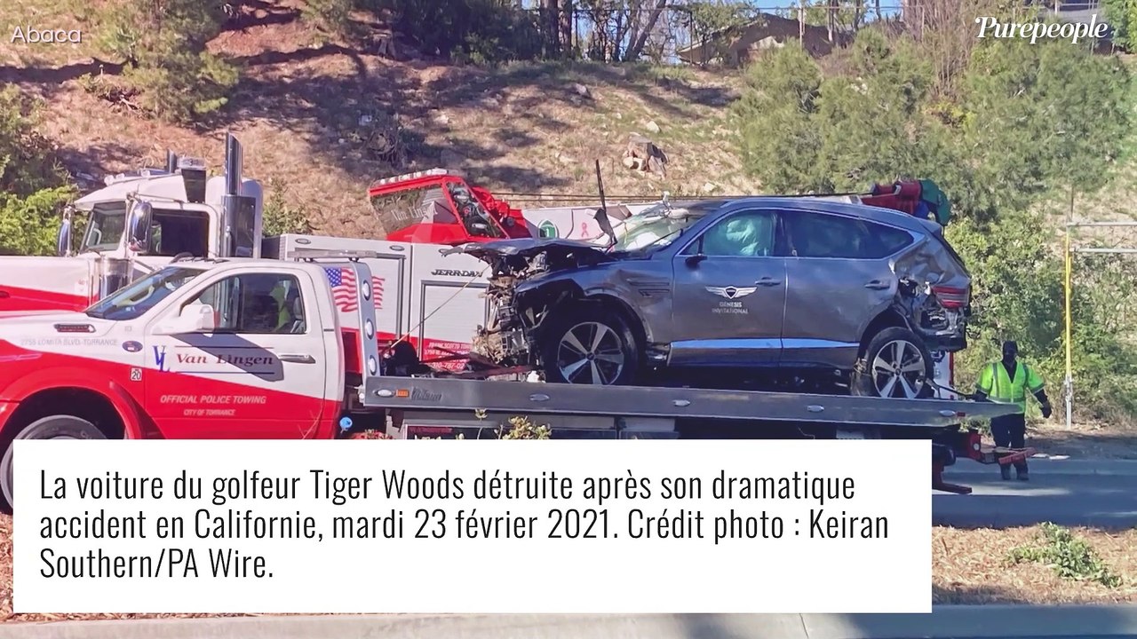 Tiger Woods "conscient" après son grave accident : sa jambe durement touchée a été opérée