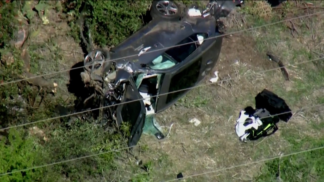 Accident de Tiger Woods: «Il a eu beaucoup de chance de s'en être sorti vivant »