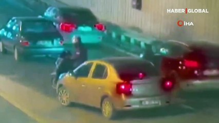 Milyon liralık gasp kameraya böyle yansıdı