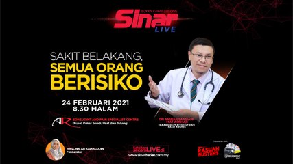[LIVE] Sakit Belakang, Semua Orang Berisiko