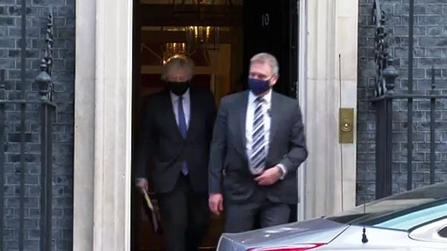 Boris Johnson departs for PMQs